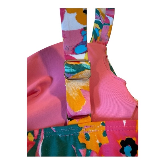 Anne Cole Women's Easy Triangle Tankini Swim Top Size 32C /34B Sunshine Floral - Picture 10 of 16